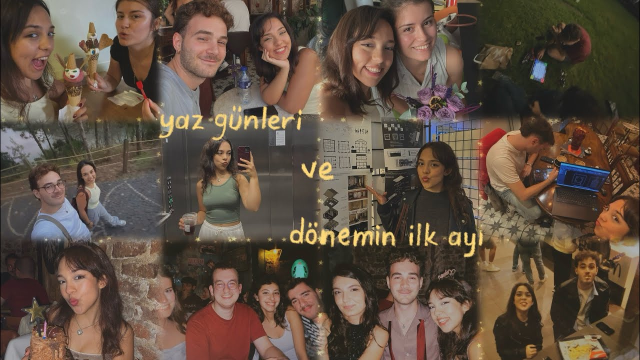 yaz g&uuml;nleri ve it&uuml; g&uuml;z d&ouml;neminin ilk ayı.. d&ouml;rd&uuml;nc&uuml; sınıfın yarısının bitişi.. ayların vlogu.. 