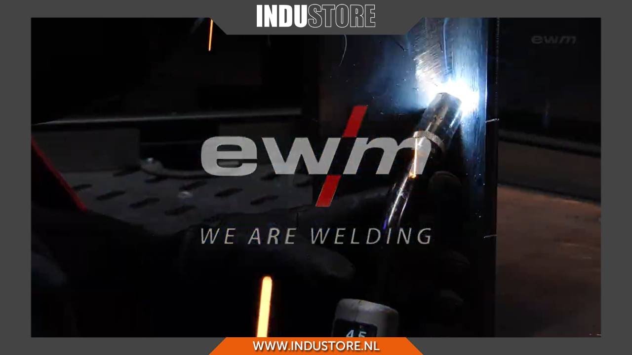 Industore: EWM Positionweld | Verticaal opgaand lassen (vertical-up weld) met EWM lasapparaat.