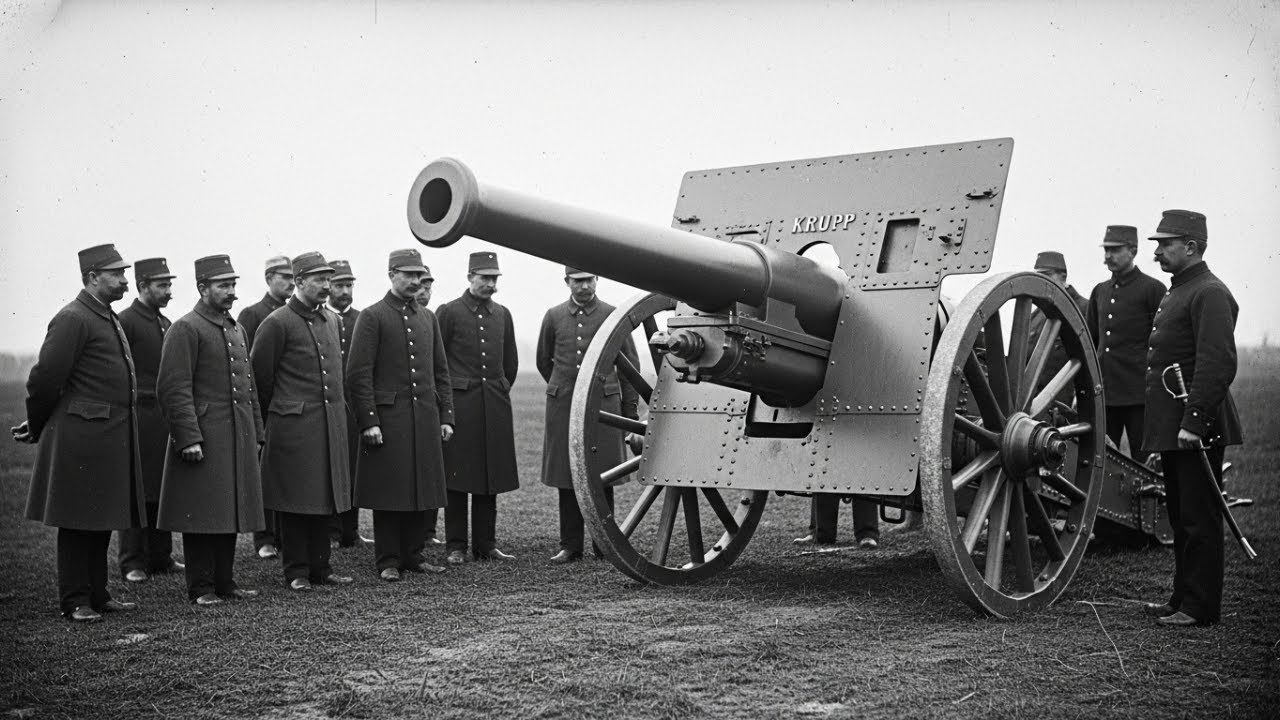 Franz&ouml;sische Gener&auml;le lachten &uuml;ber die Krupp-Kanone, bis sie die unzerst&ouml;rbare Stahlh&uuml;lle sahen
