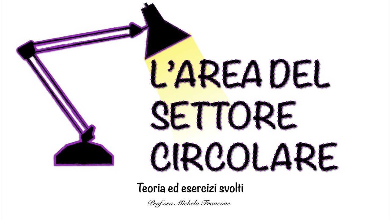 Area del settore circolare | Videolezione di geometria