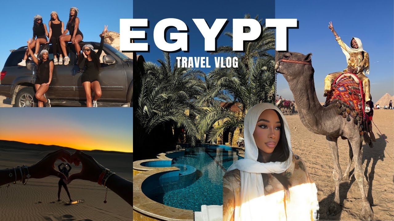 EGYPT GIRL'S TRIP ♡ (Giza pyramids, Siwa, Camel Ride, Black Girls in Africa)