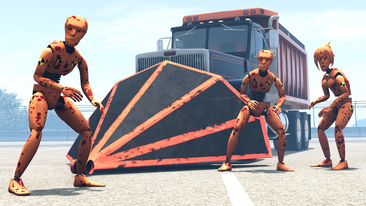 Double Survival – Crash Test Zombies – BeamNG Drive | Demolition Republic
