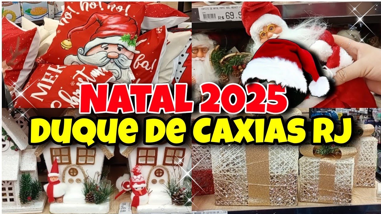 ✅ACHADINHOS NATAL 2025 - DECORAÇÕES DE NATAL NO CALÇADÃO DE CAXIAS🎄LOJA REQUINTE DECOR #natal2025