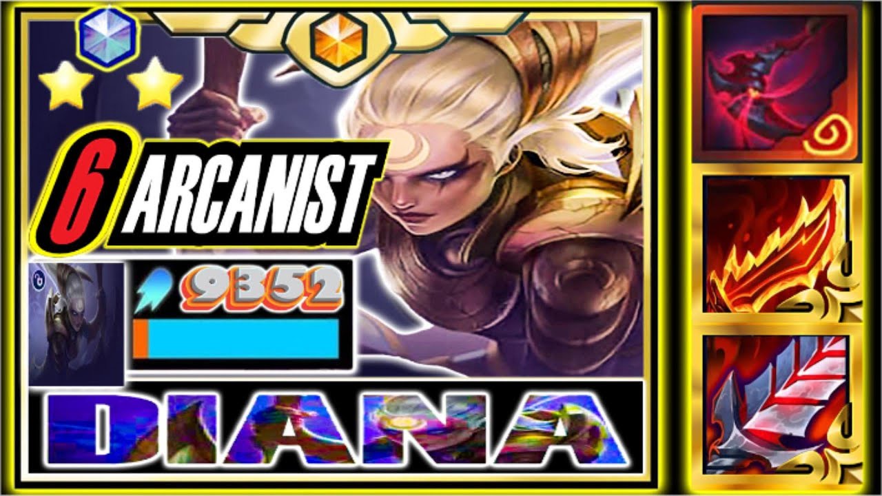 Diana 2-Star⭐⭐ One-Shots Carries | TFT 16 #롤체 #tft #teamfighttactics #set16 #diana #3star