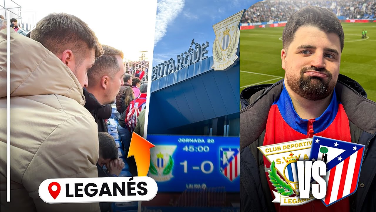 ¡ASÍ VIVIMOS EL PALAZO EN BUTARQUE! | ✈️ ON TOUR #10 LEGANÉS - ATLETI