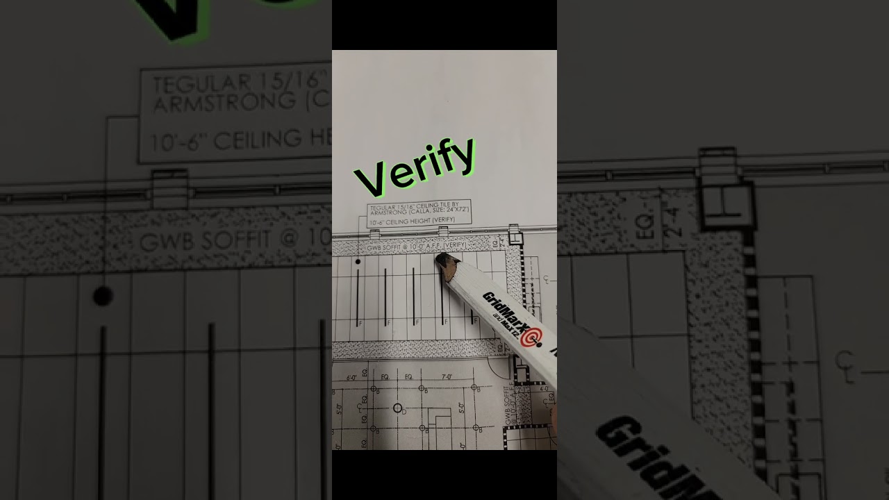 Como saber donde van los soffits o bulkheads. Como leer los planos para techos falsos o de drywall.