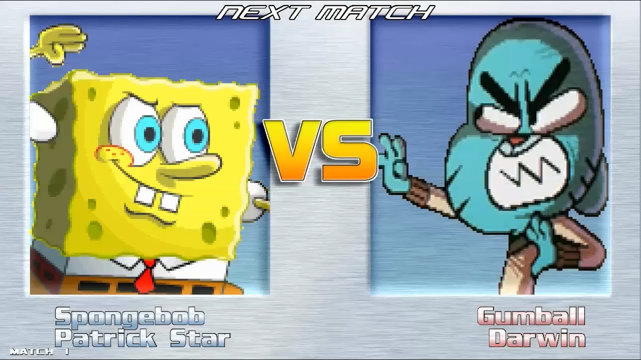 MUGEN SPONGE BOB AND PATRICK VS GUMBALL AND DARWIN