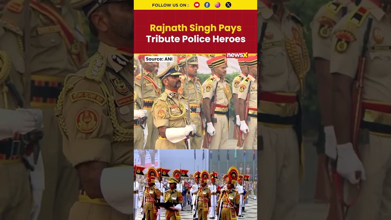 Rajnath Singh Pays Tribute at National Police Memorial | Police Commemoration Day 2025