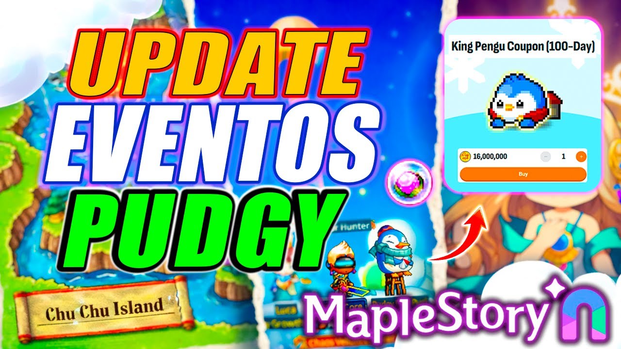 🔥 MapleStory NFT: Llego Chu Chu Island | Nuevo Evento Pudgy Penguins!