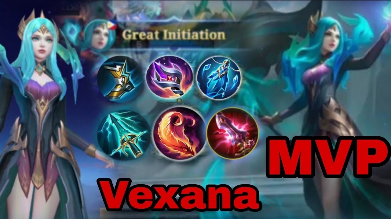MVP Play!! RANKED Gameplay | VEXANA Best Performance | Build Top 1 Global Vexana ~ MLBB