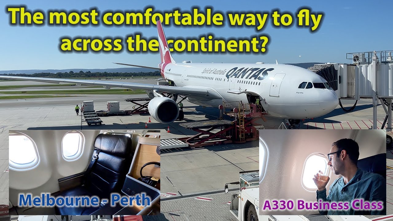 Трансконтинентальный Qantas A330 | Лучший бизнес-люкс для внутренних рейсов в Австралии | Из Мель...