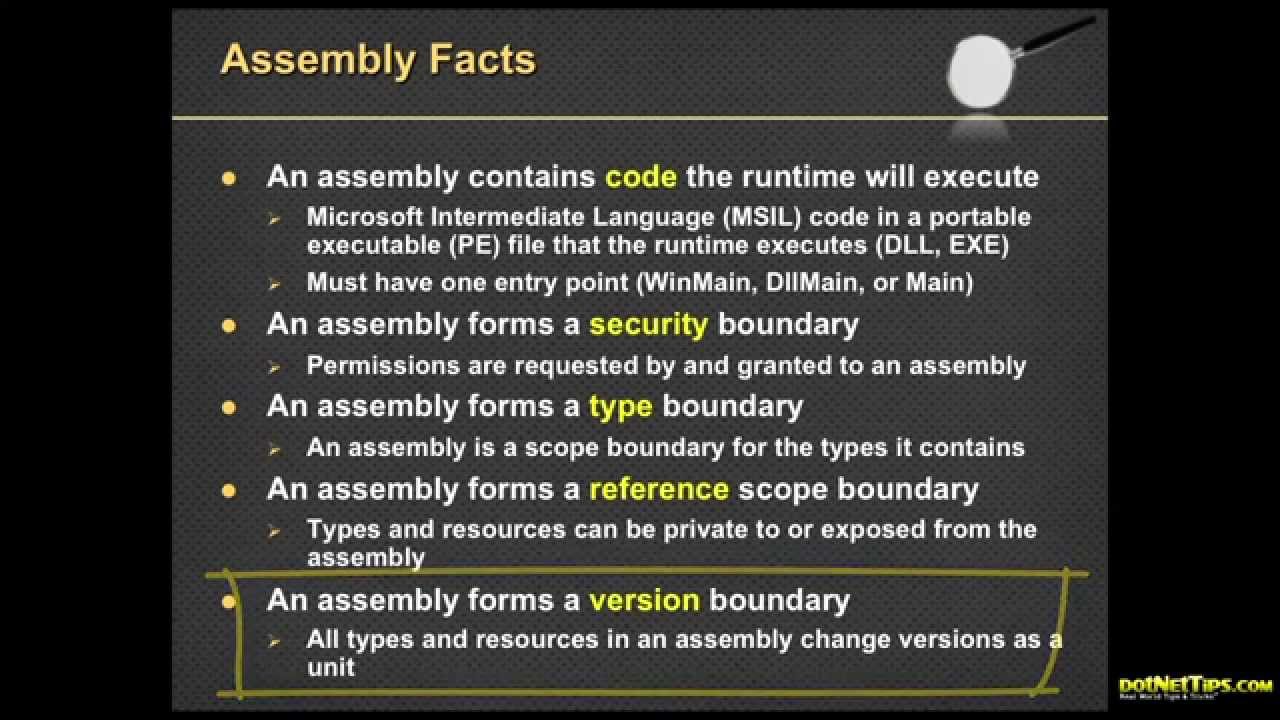 dotNetDave Explains... .NET Assemblies