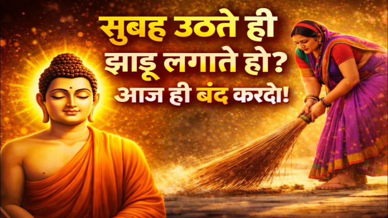 सुबह उठते ही झाडू लगाते हो तो आज ही बंद करदो एक वात कान खोलकर सुनलो ।gautam Buddha motivationstory