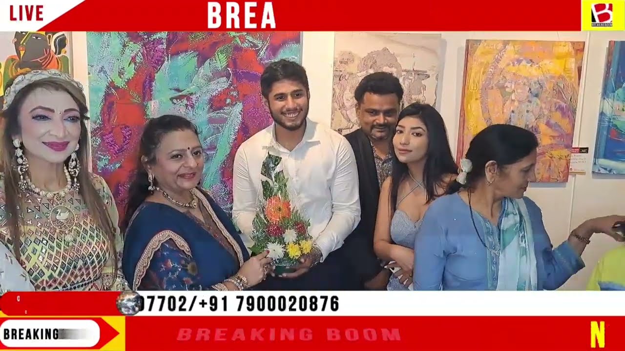 #Grand #inauguration of #21st group exhibition by #Manmohan Jaiswal