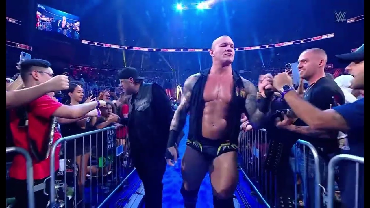Randy Orton entrance saturday night main event 2025 with jelly roll
