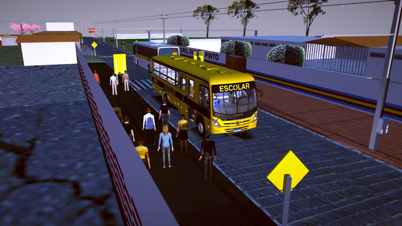 [Proton Bus] Levando e buscando os alunos pra escola na chuva de Neobus Thunder Midi 2022