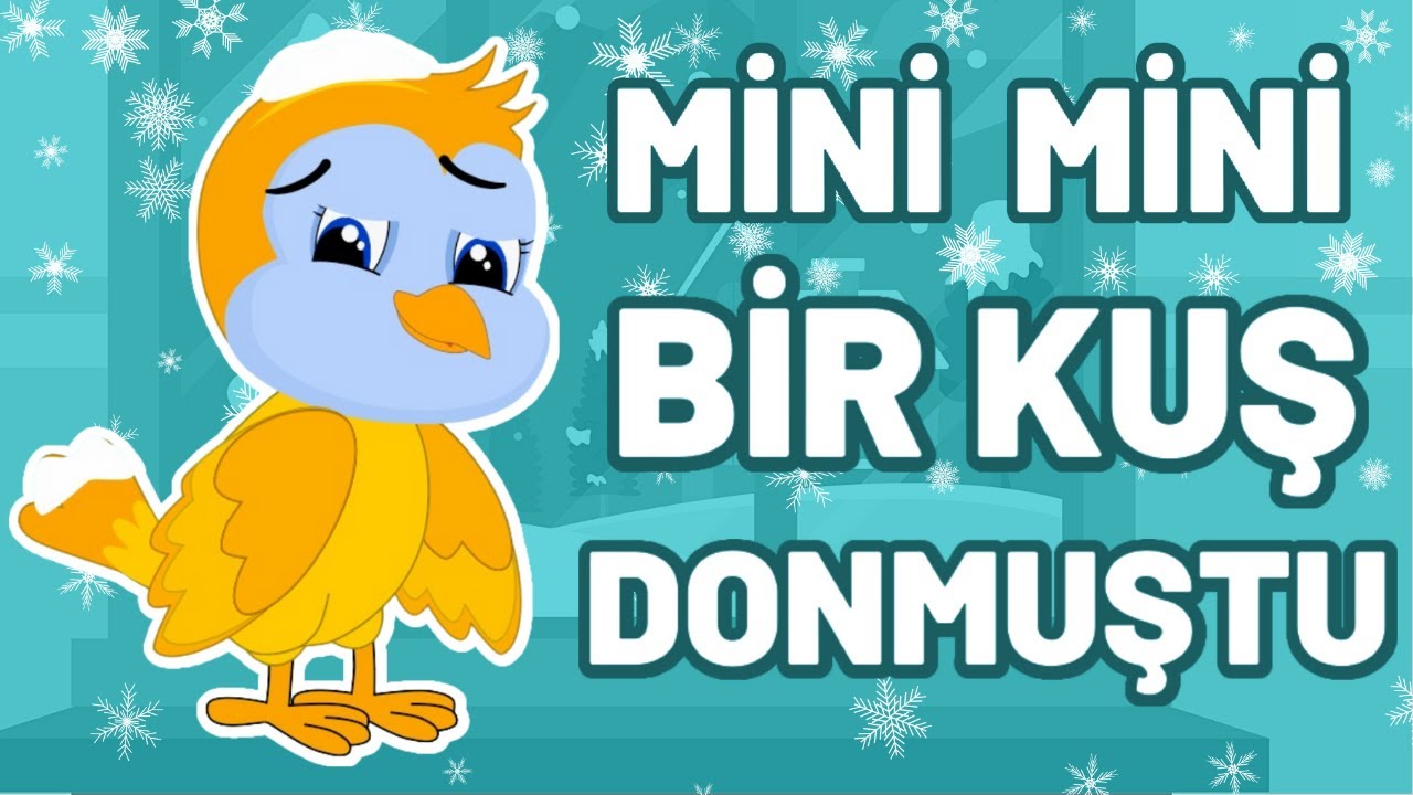 Mini Mini Bir Kuş Donmuştu | &Ccedil;ocuk Şarkıları | Tombik Panda | &Ccedil;izgi Film