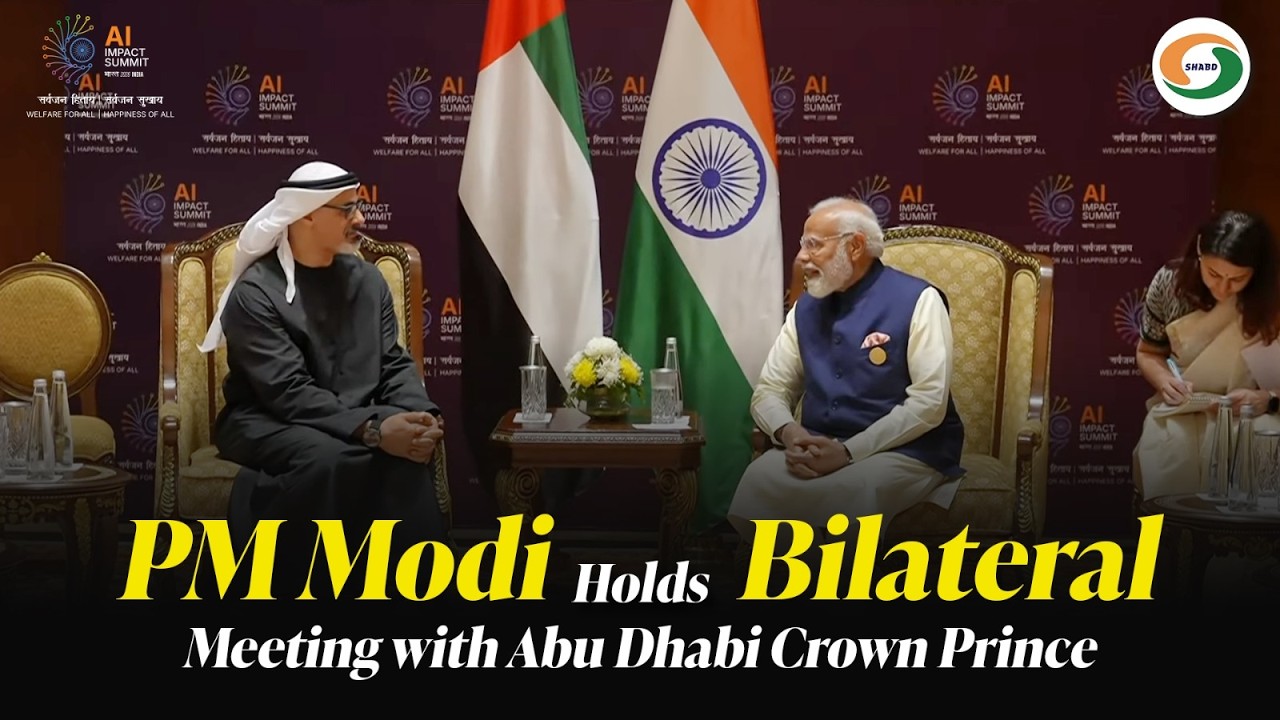 LIVE | PM Modi Holds Bilateral Meeting with Abu Dhabi Crown Prince | India AI Impact Summit