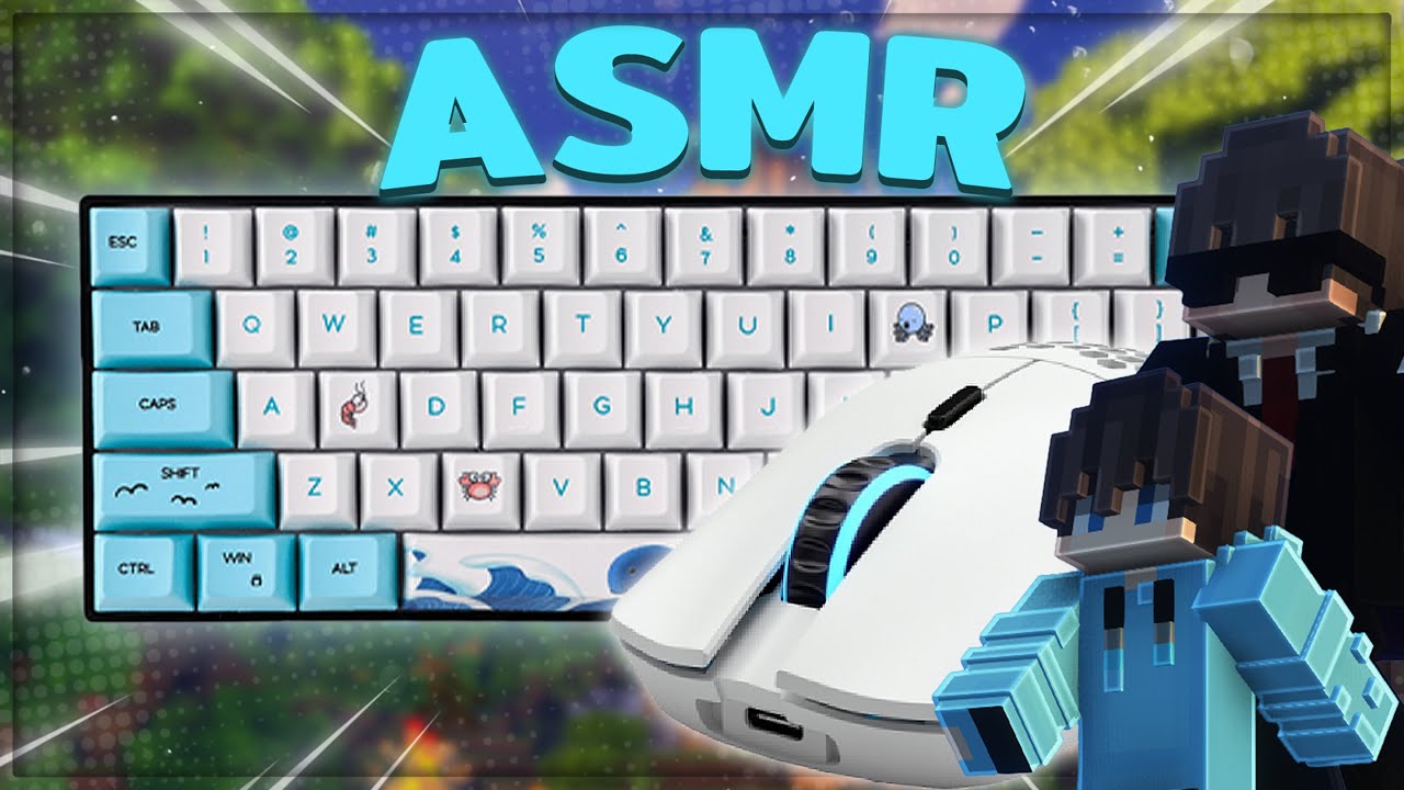 Keyboard + Mouse ASMR Sounds V.25 | The Hive Skywars