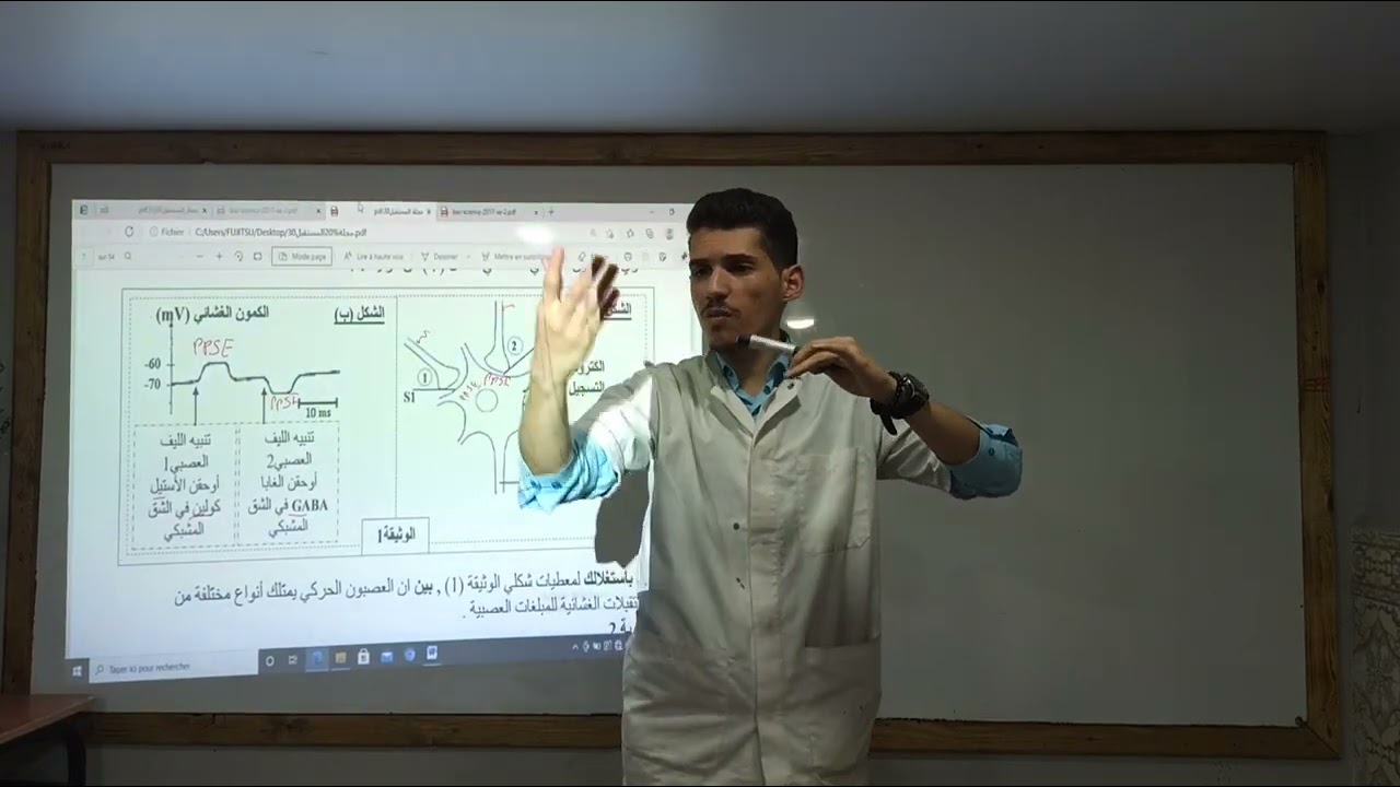 تمرين رائع في الإتصال العصبي من مجلة أحمد بوالريش ( مباشر من القسم )
