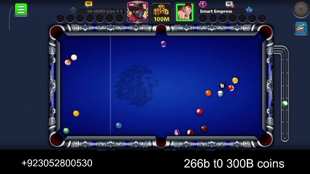 Road to 300b Coins - 8 ball pool Live streaming of SH HERO #8ballpool