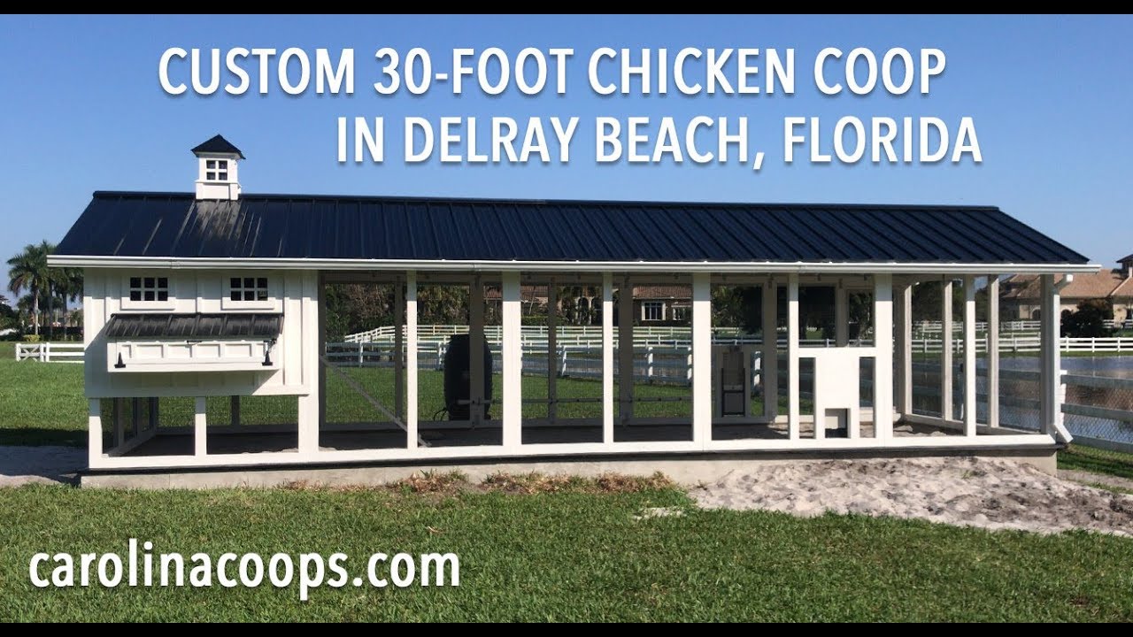 10' x 30' Custom Carolina Coop in Delray Beach, Florida
