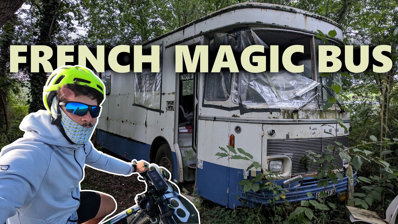 Dormo in un Autobus Abbandonato! - Broceliande Bikepacking Ep.4