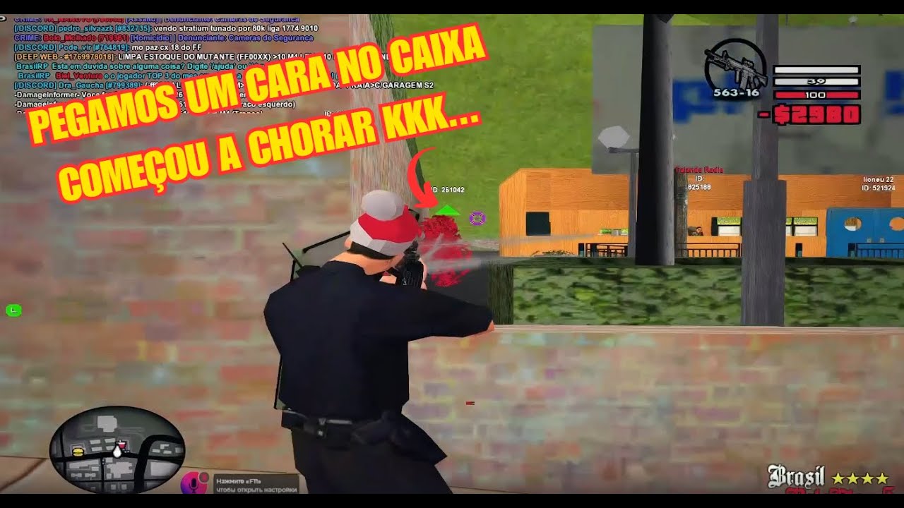 PEGAMOS UM CARA NO CAIXA E ELE COMEÇOU A CHORAR KKKK!!