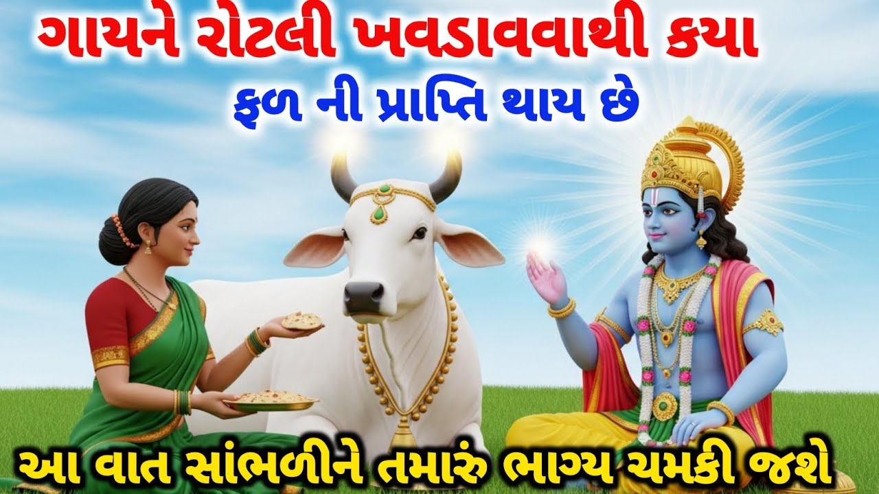 ગૌ માતાની સેવા કરવાથી પૂર્ણ થાય છે દરેક મનોકામના | અદ્ભુત કથા😱 #dharmik #2025 #katha #motivation 