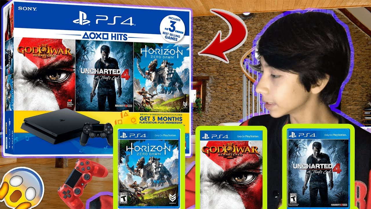 ABRIENDO PS4 EN 2018/ UNBOXING PS4 BUNDLE HITS - IVANGAMES