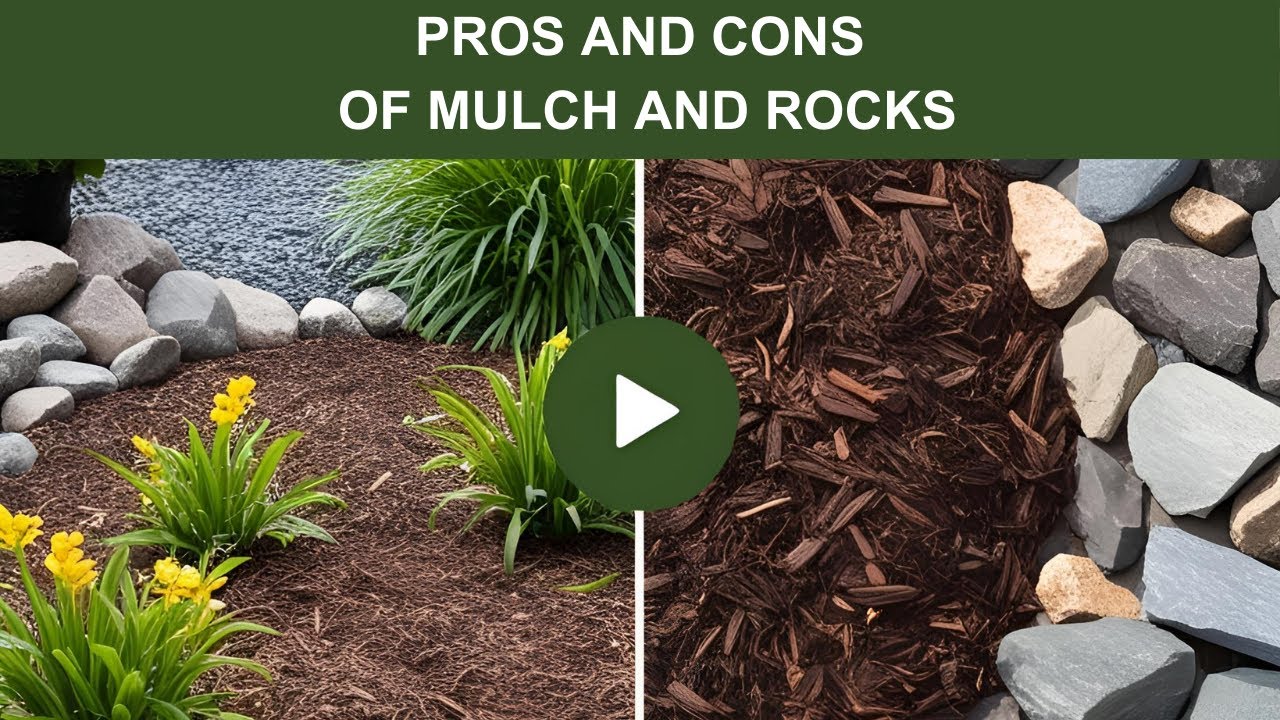 Mulch Or Rocks For Your Landscape? Here's The Pros And Cons Of Both