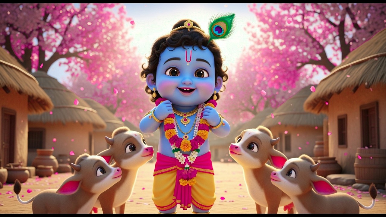 Choti Choti Gaiya, Chote Chote Gwal | छोटी छोटी गैया | #Little Krishna Bhajan - Krishna Bal Leela