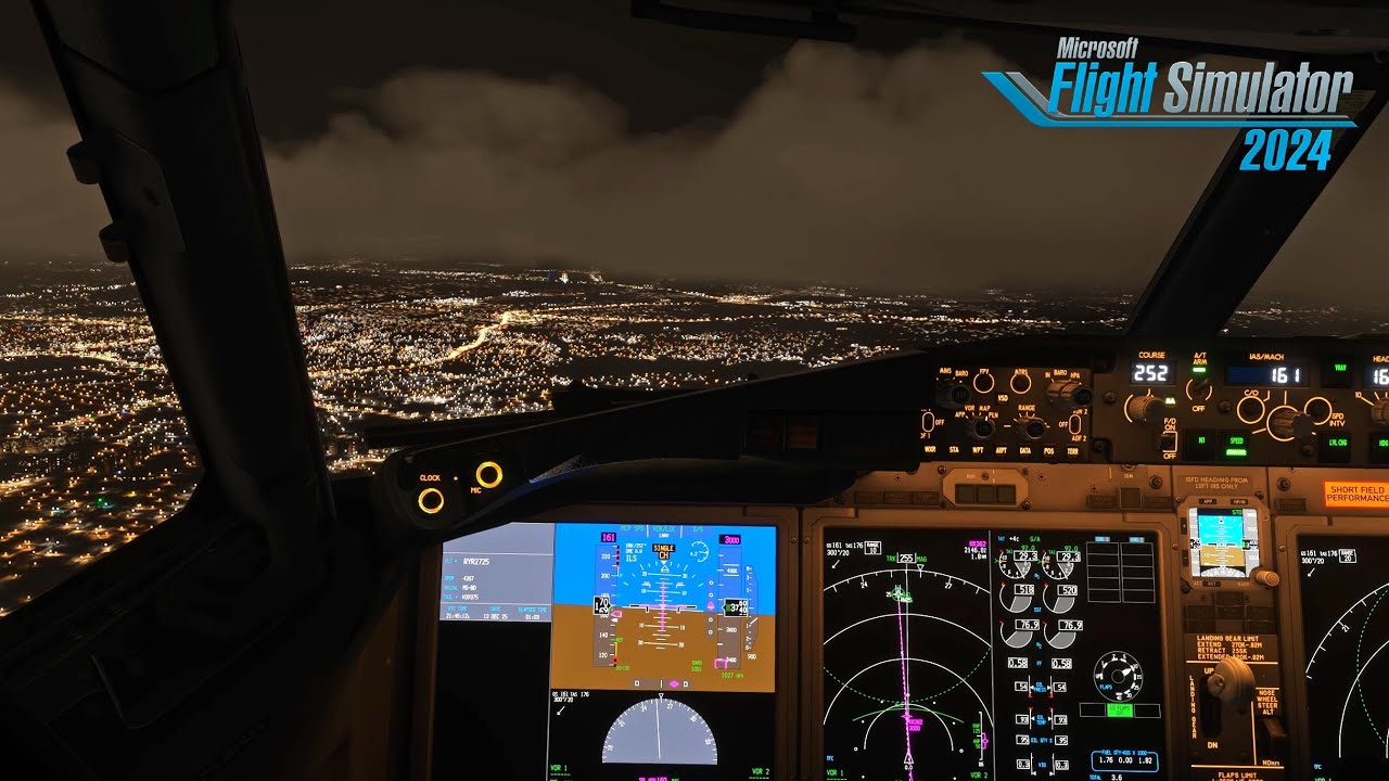 iFly 737 MAX 8 | Beautiful Approach and Landing in Kraków | MSFS 2024