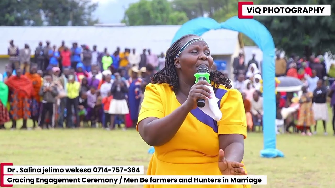 HARUSI TUNAYO,DR.PST SALINA GRACING A WEDDING OF PHILIP N NEDDY IN CHEGILET IN Elgeyo Marakwet