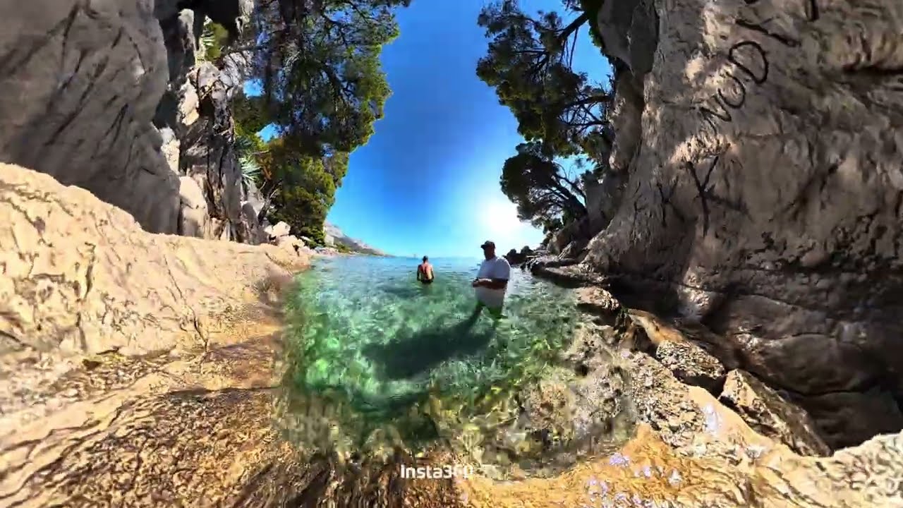 Plaża w Tučepi, Chorwacja | Relaksujący spacer 360° | Insta360 X5