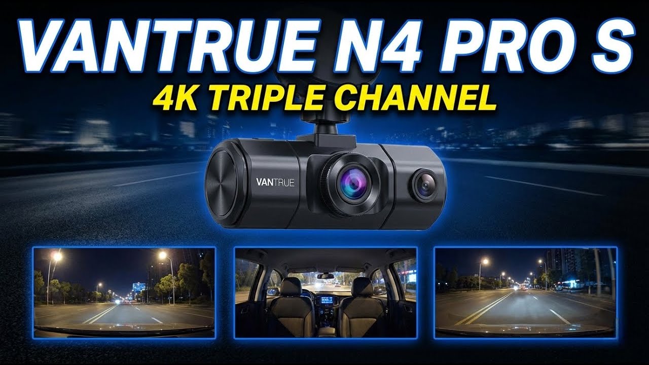 Vantrue N4 Pro S 4K 3 Channel Dash Cam Review With Triple STARVIS Cameras