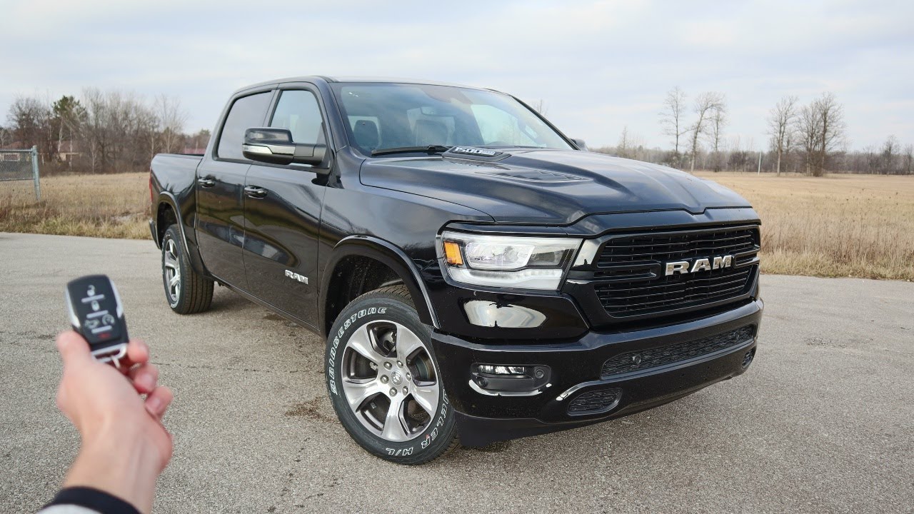 2022 RAM 1500 Laramie Crew Cab 4X4: Start Up, Walkaround, POV, Test Drive and Review
