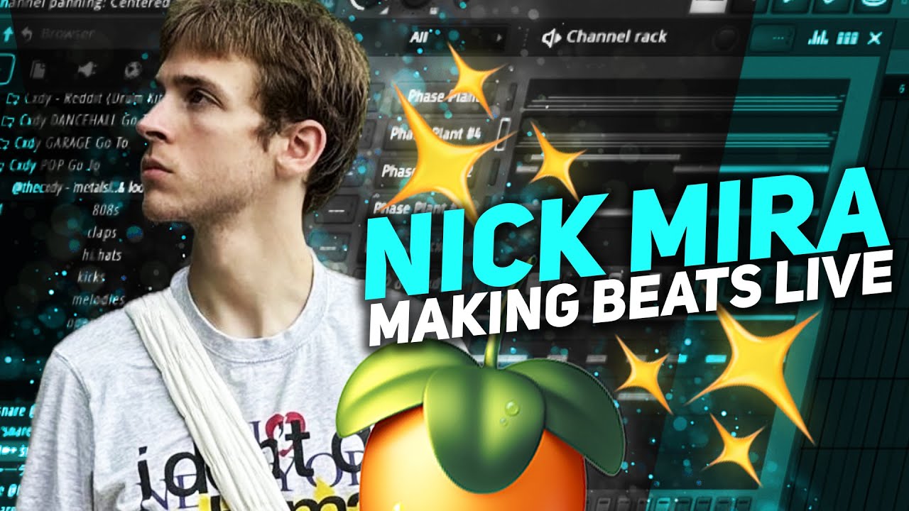 Nick Mira Making Beats From Scratch 🔥 FL Studio Live Cookup ✨