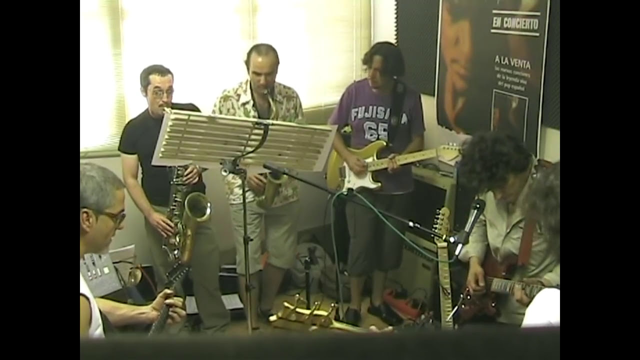 Antonio Vega Así se hizo.(3000 noches con Marga) ensayo con metales