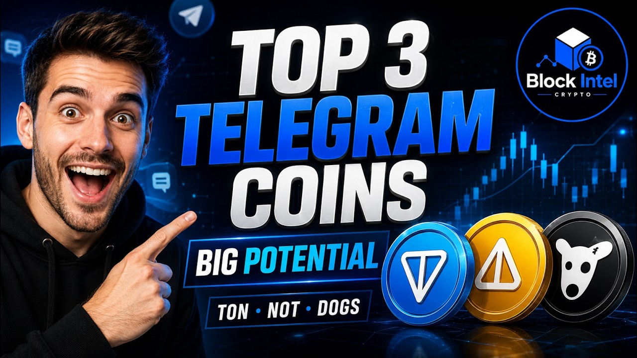 Top 3 Telegram Crypto Coins With Big Potential  Toncoin, Notcoin & Dogs