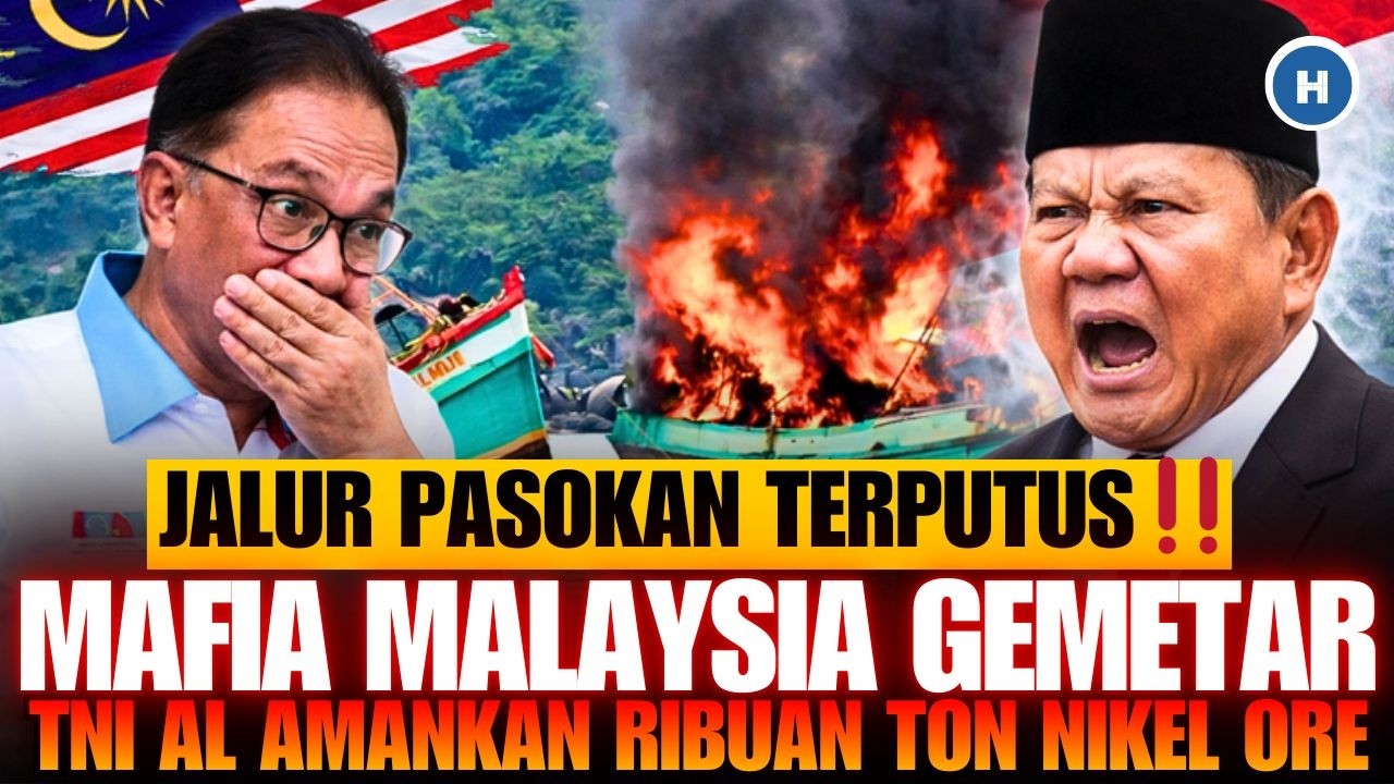 TNI AL AMANKAN RIBUAN TON NIKEL ORE, MAFIA MALAYSIA GEMETAR JALUR PASOKANNYA TERPUTUS‼