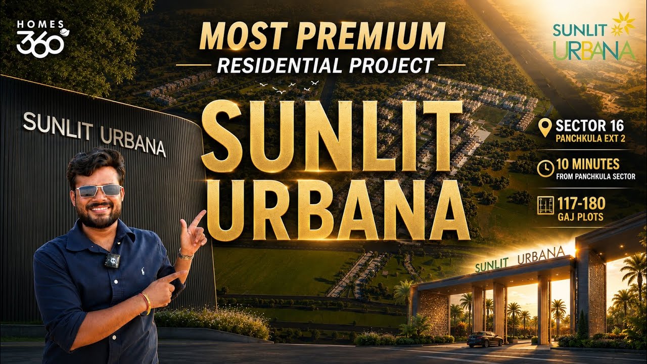 1/3 PLOT PRICE of PANCHKULA😱 | SUNLIT URBANA | Sector 16 PANCHKULA Ext 2