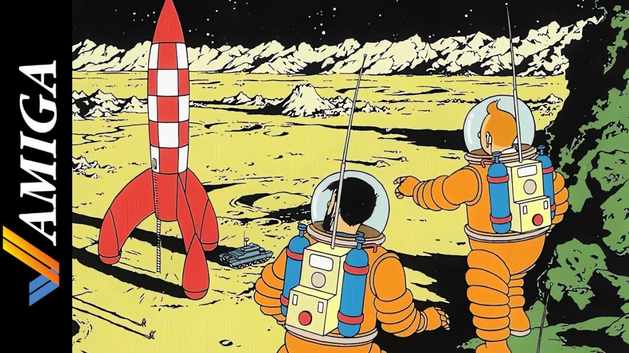 Tintin on the Moon (Amiga) Playthrough