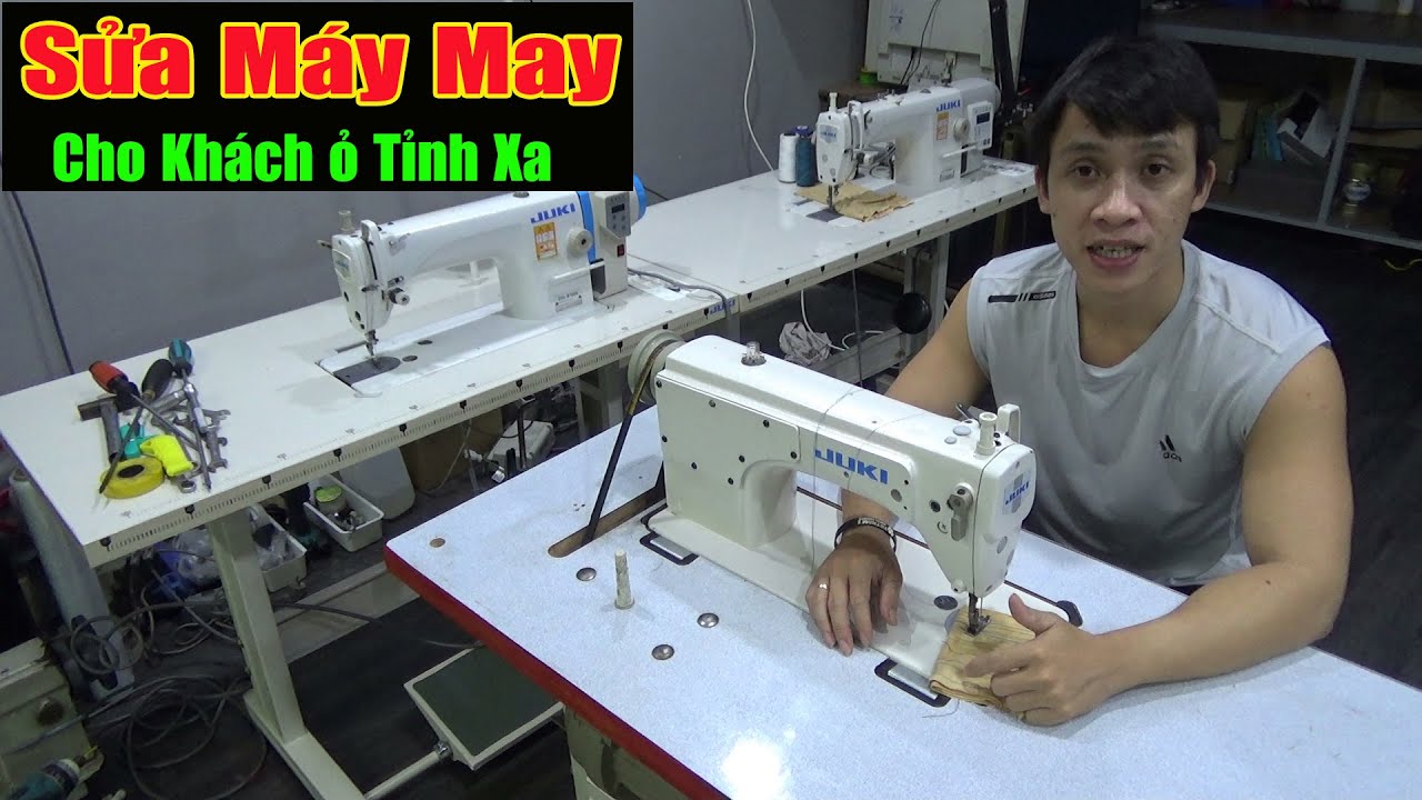 Sửa Máy May Cho Khách Ở Các Tỉnh Xa Không Có Thợ Sửa || #nganhmaymac