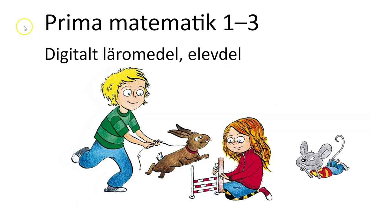 Prima matematik 1-3 Digitalt läromedel, elevdel