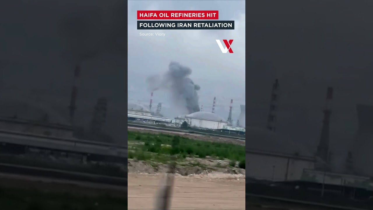 Energy Infrastructure Under Fire! Iran Retaliates After Strikes, Haifa Oil Refinery Hit | VERTEX
