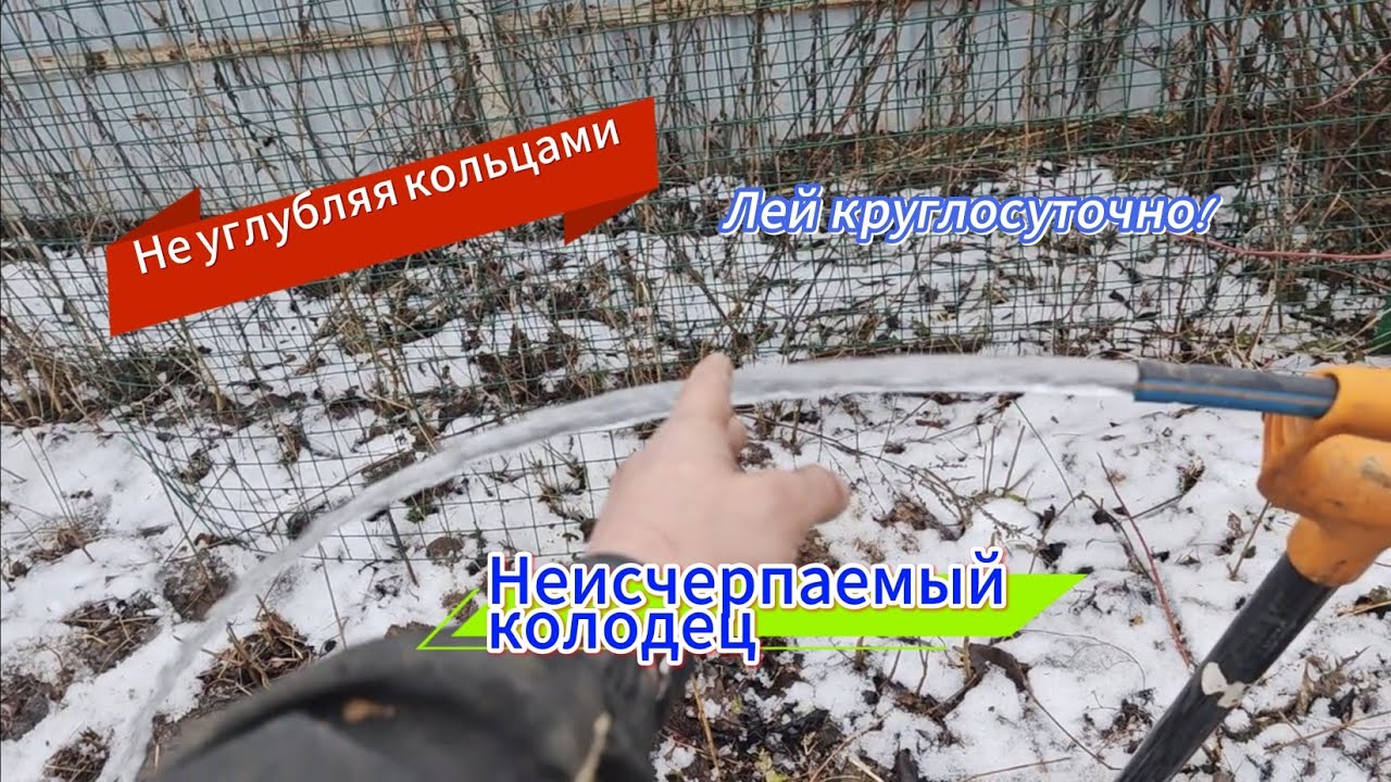 В колодце 30см мутной воды? Не слова больше! 