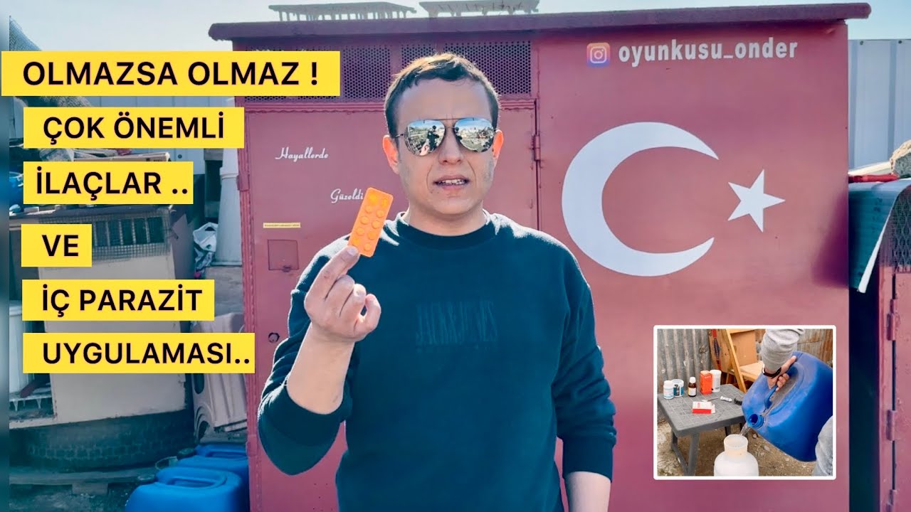 BU İLAÇLAR HER KÜMESTE MUTLAKA OLMALI - İç parazit uygulaması - Güvercin Hastalık Bakım Tedavi
