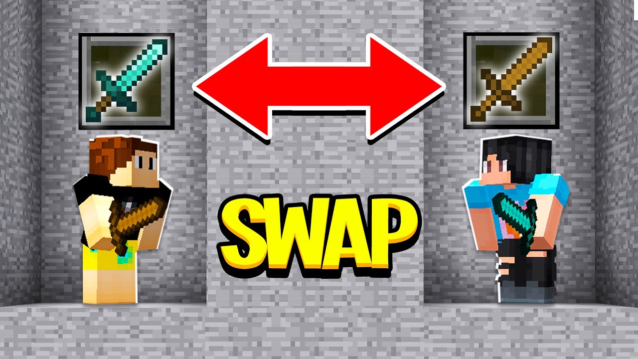MINECRAFT But Our Inventories Keep SWAPPING!