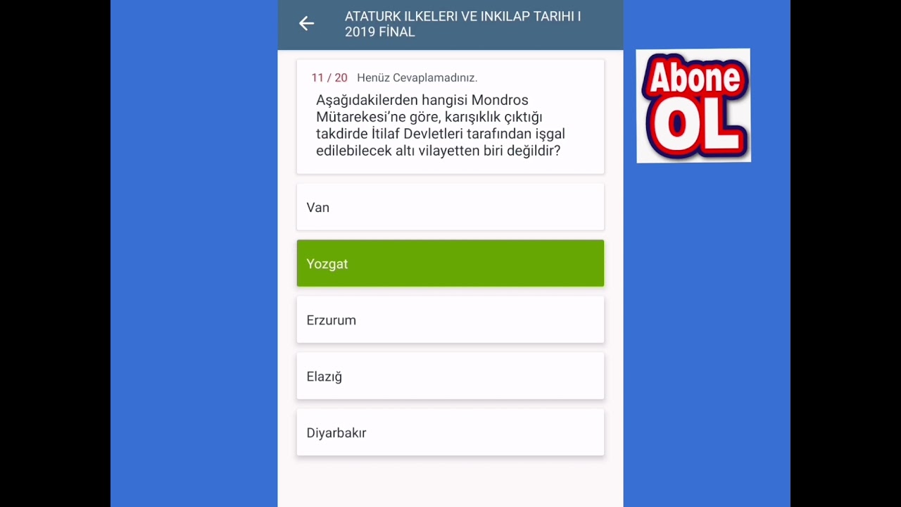 A&Ouml;F İNKILAP TARİHİ FİNAL SORU BANKASI ‼️Ders ge&ccedil;me garantilidir ☑️ #eğitimhanemtv#a&ouml;f#inkılaptarihi
